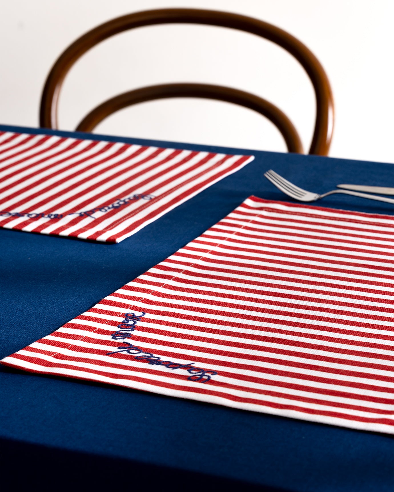 Easy-Care Polyester Placemat - Rosane Patterned Design