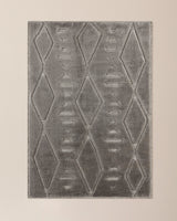 Polyester-Polypropylene Area Rug - Modern Grey, Soft & Durable