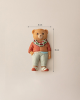 Cute Salmon Bear Refrigerator Magnet - Decorative Home Accent