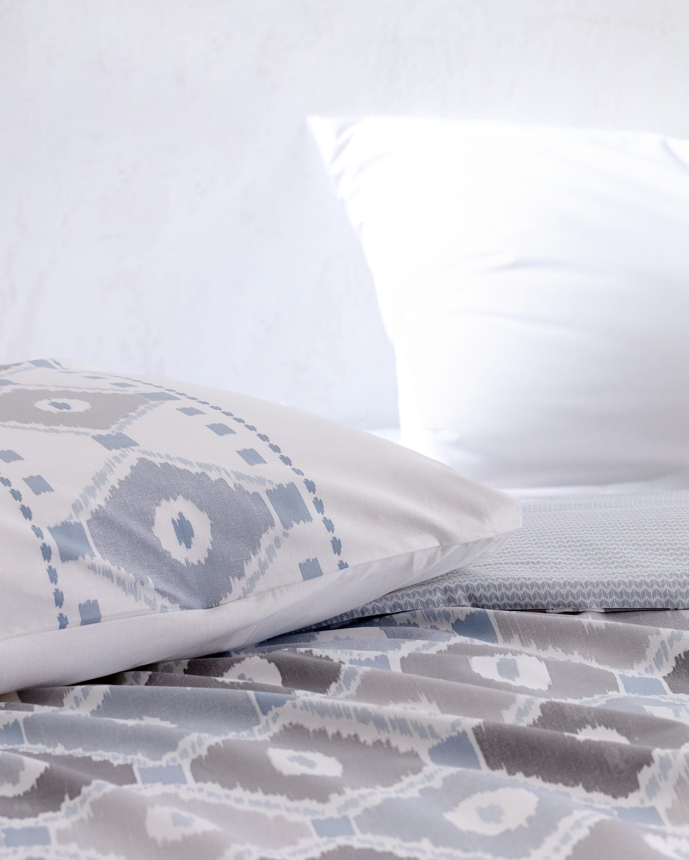 100% Cotton Ranforce Single Duvet Set - Modern Printed Design