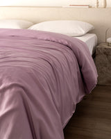 Ciel Double Size 100% Cotton Sateen Duvet Cover Bedding Set