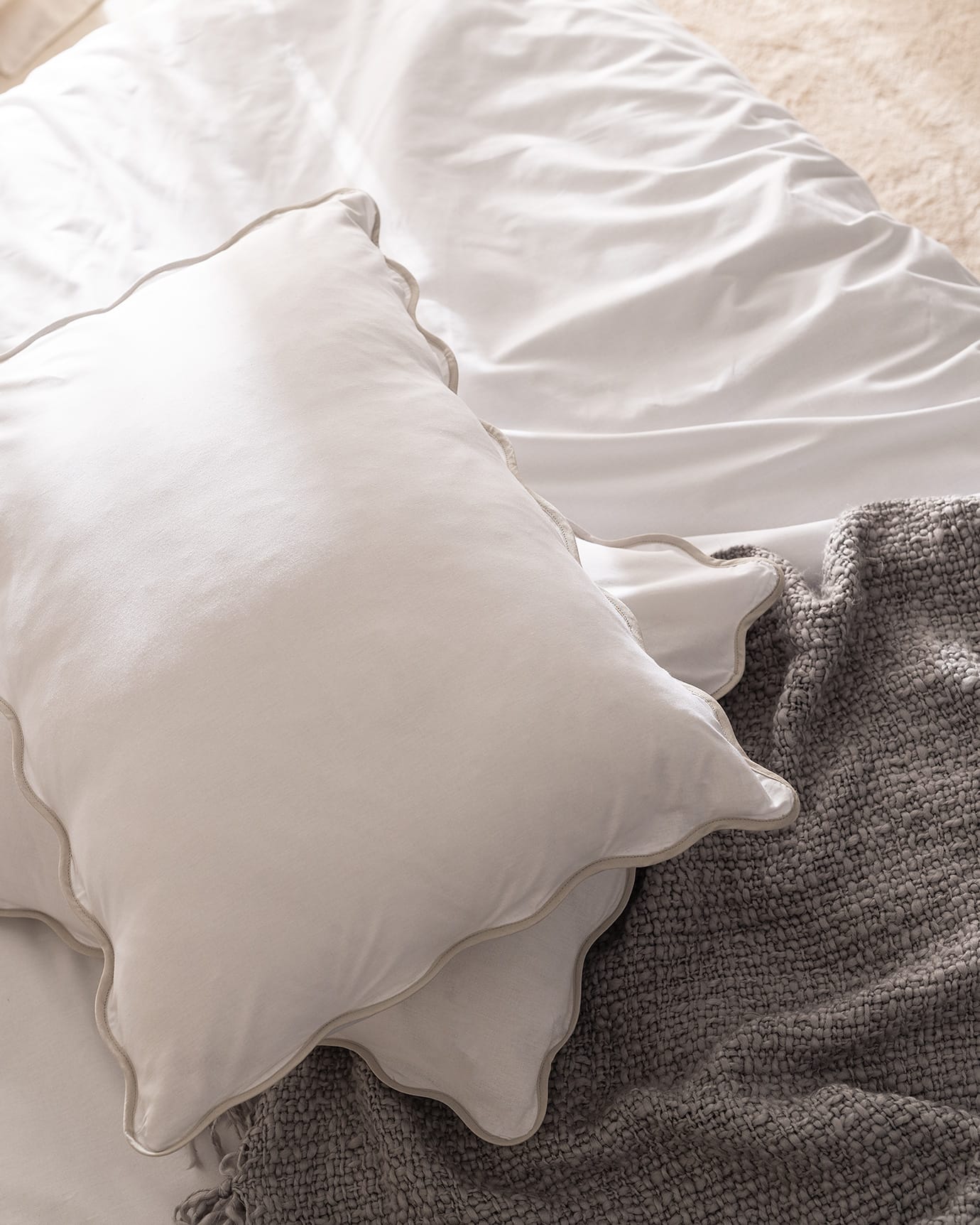 100% Cotton King Size Duvet Cover Set - Soft & Serene