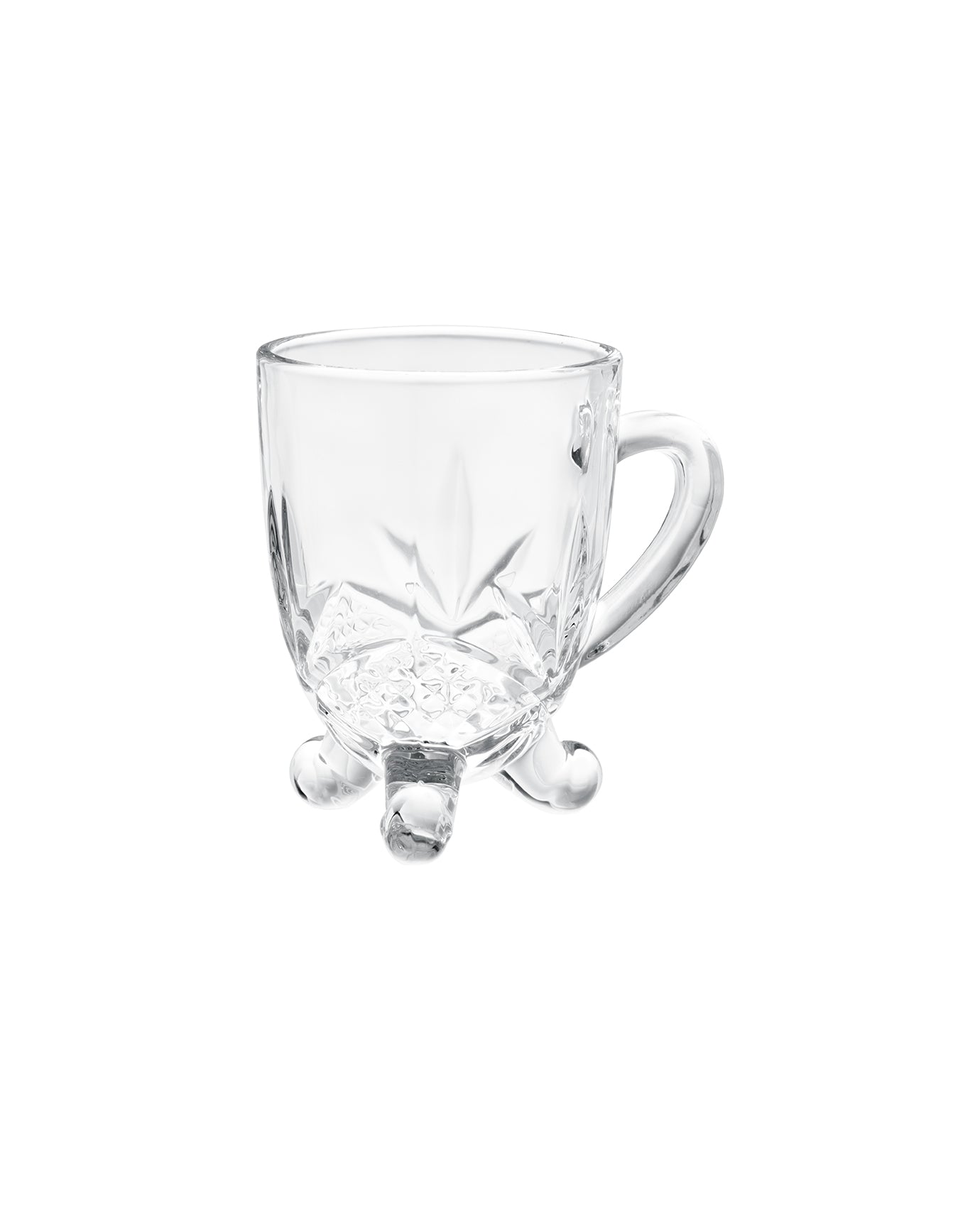 Elegant klart glas tekrusæt - moderne minimalistisk design