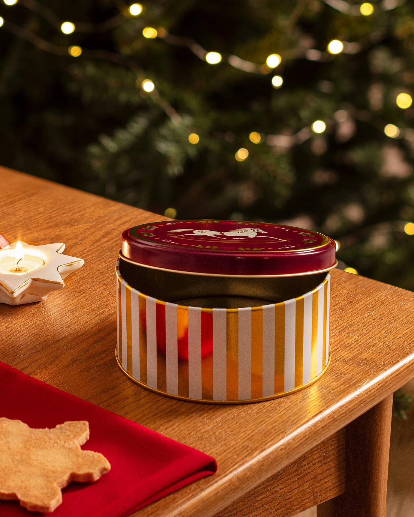 Metal Decorative Storage Box - Round & Versatile