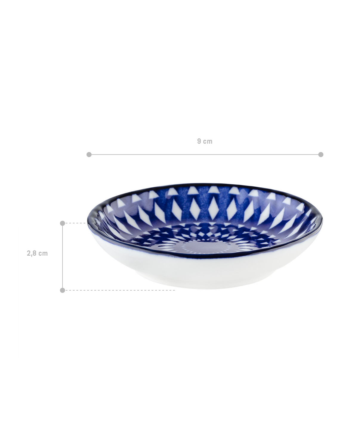 New Bone China Mini Plate - Rêve Bleu Lorient