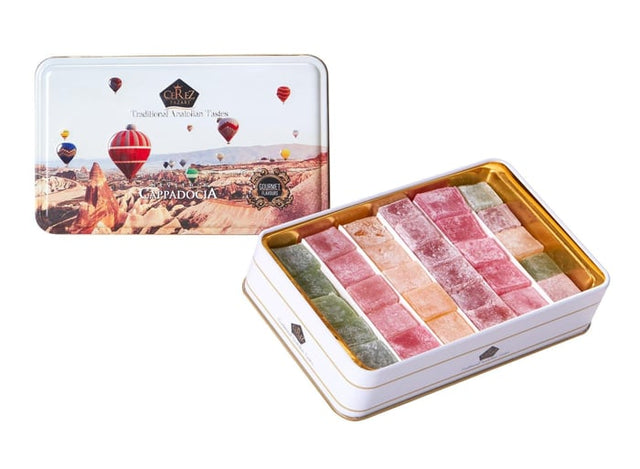 Gourmet Gluten-Free Vegan Tropical Fruit Mix Assortment Metal Box