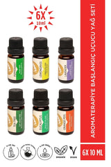 Aromatherapy Essential Oil Starter Kit - 6 Pack