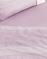 100% Cotton King Size Duvet Cover Set - Elegant Crepe Print