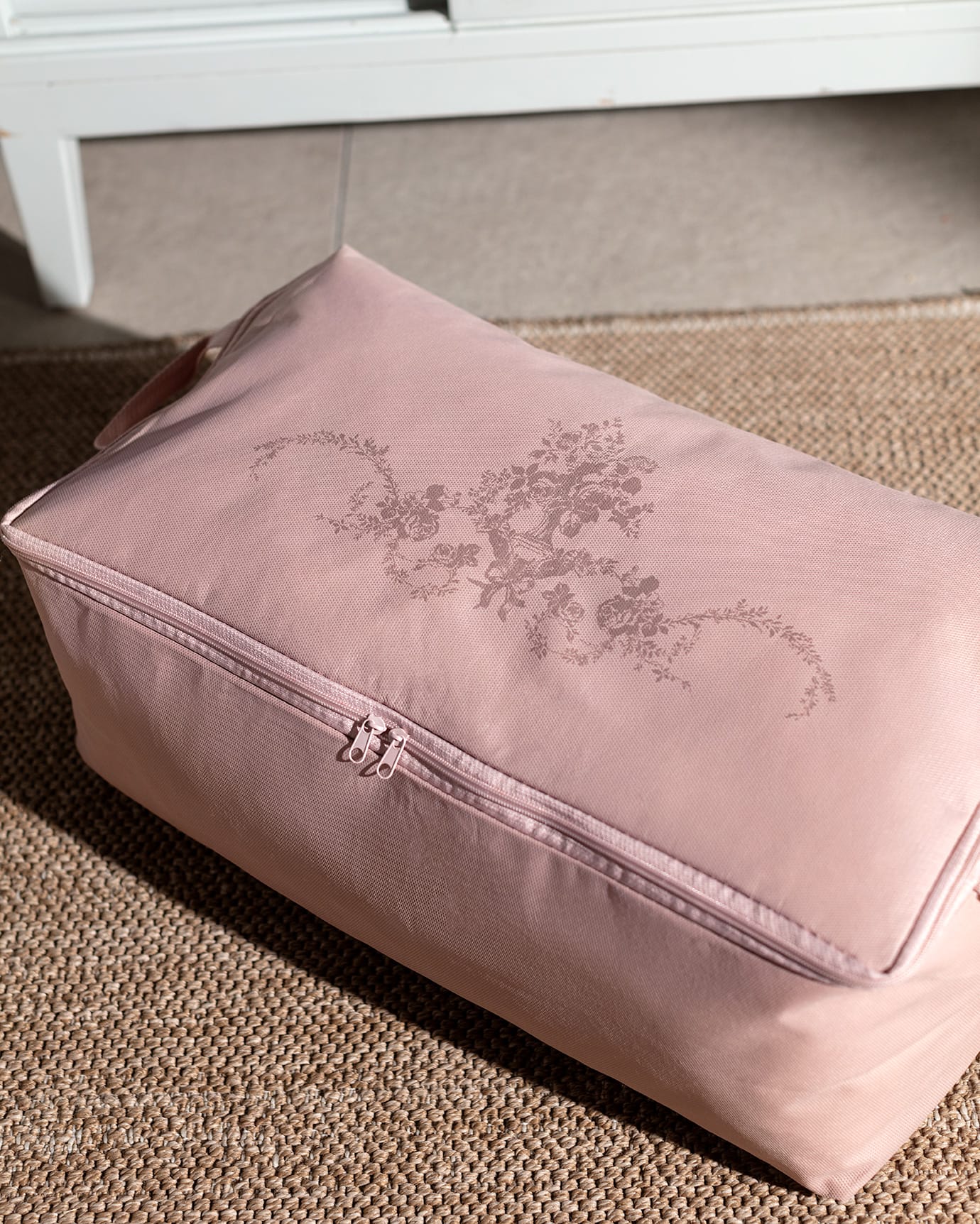Polyester Storage Box - Floral Print Design