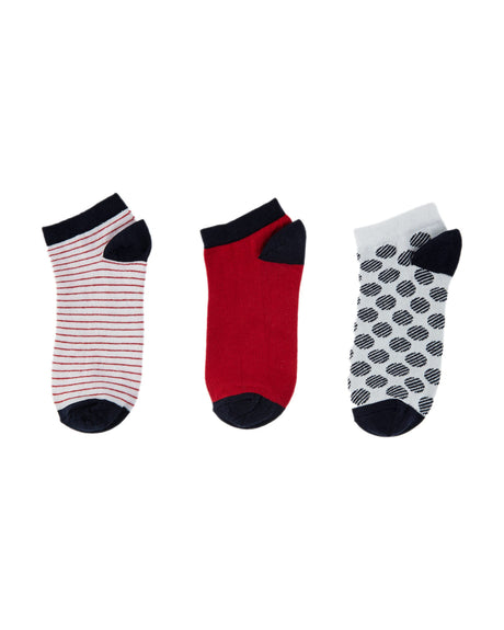 Women's 3-Pack No-Show Ankle Socks - Soft Everyday Comfort