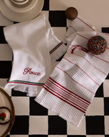 Premium Cotton 2-Piece Kitchen Towel Set - Ultra Absorbent