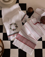 100% Turkish Cotton Kitchen Towel Set (2-Piece) - Ultra Absorbent
