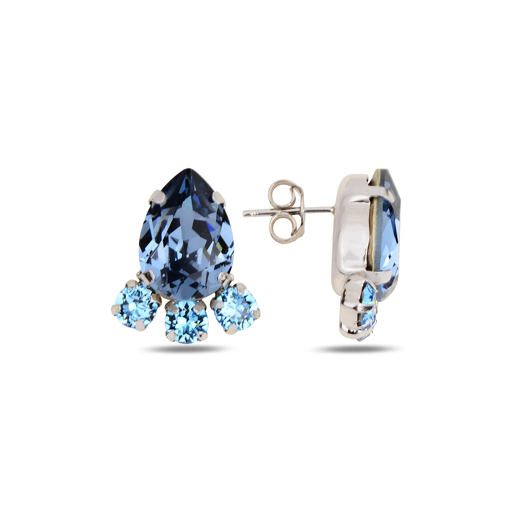 Swarovski Crystal Drop Earrings - Romantic Pear Cut & Feminine Design