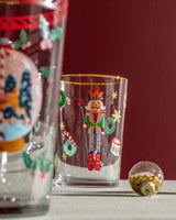 Clear Glass 4-Piece Beverage Set - Luminous Everyday Elegance