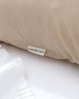 100% Cotton Ranforce Plain Pillowcase Set, Dark Beige