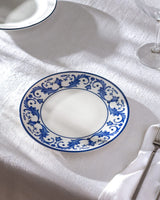 New Bone Porcelain Pasta Plate - Reve Bleu Nuit Design