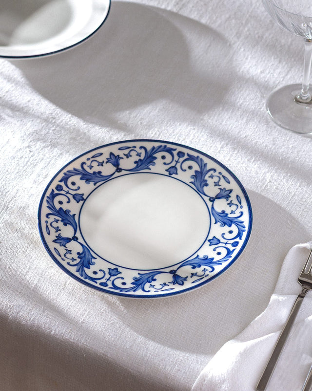 New Bone Porcelain Pasta Plate - Reve Bleu Nuit Design