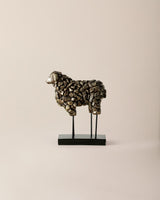 Gold Decorative Figurine Sculpture - Modern Home Decor Accent