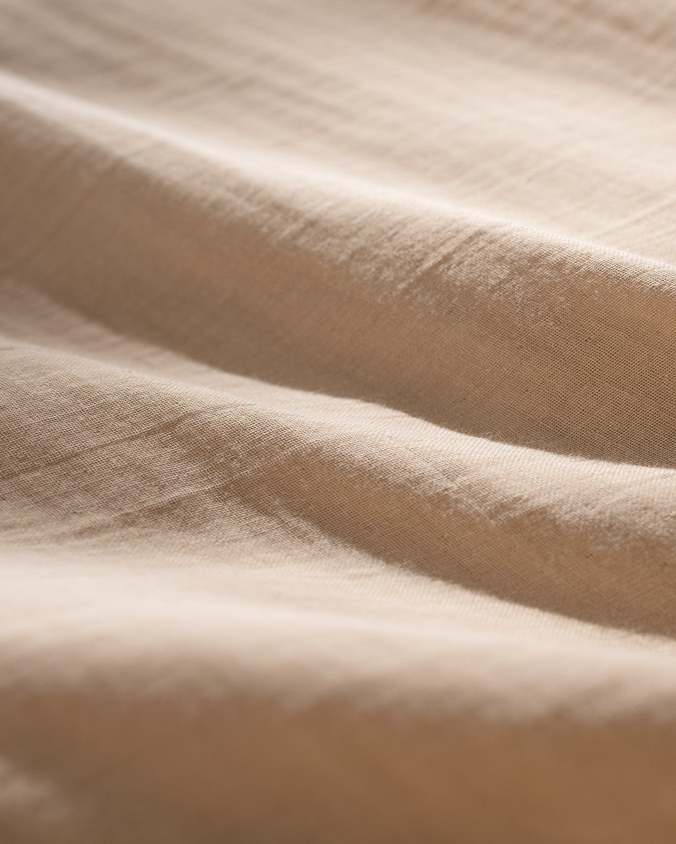 100% Cotton Muslin Double Duvet Cover Set - Soft & Fitted Design
