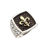 Premium 925 Sterling Silver Ottoman Motif Men's Ring