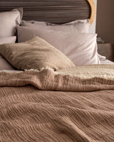 Cotton Blend Single Bedspread - Textured Design
