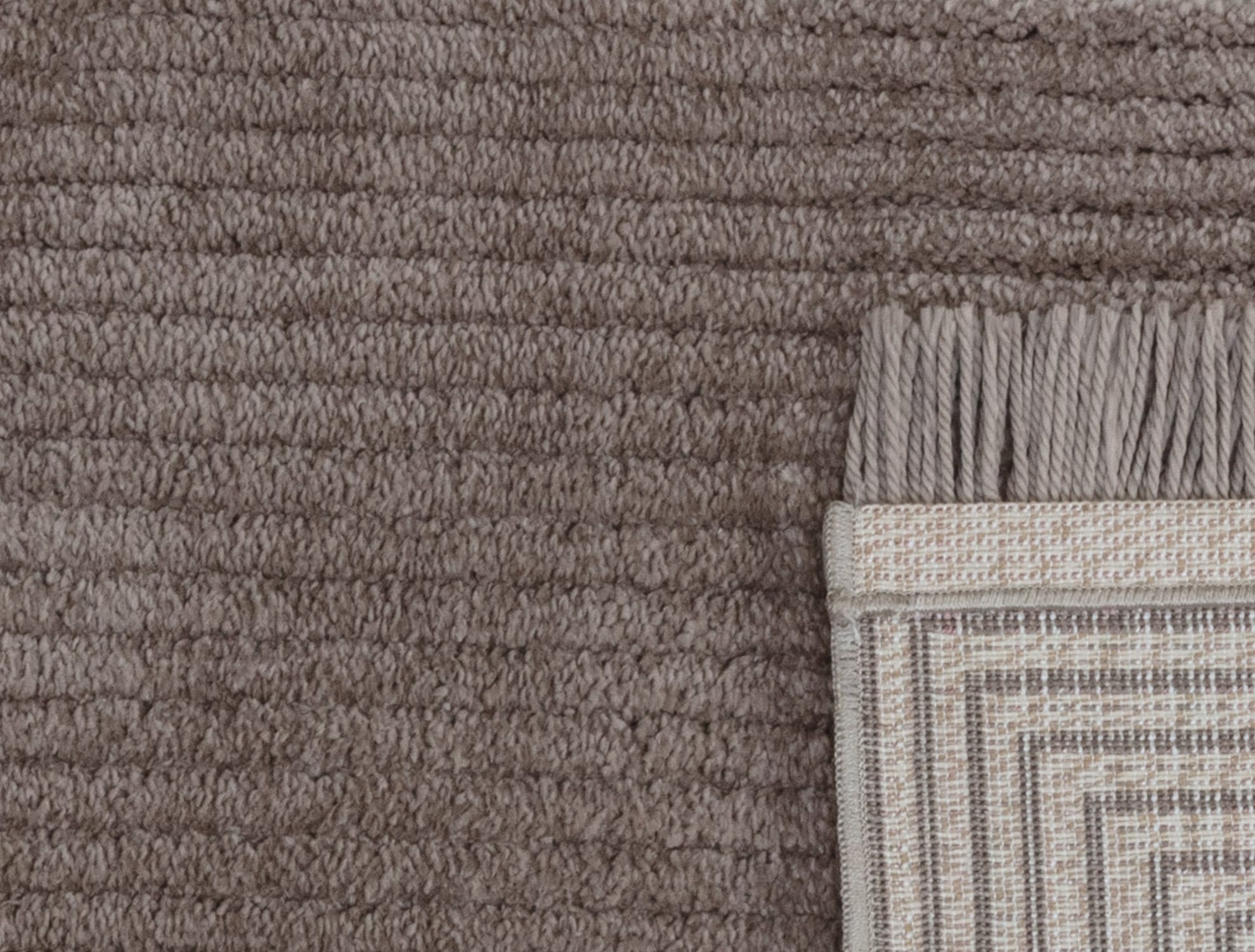 Mink Fringed Area Rug - Soft & Stylish Floor Decor