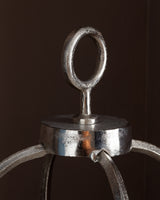 Aluminum Decorative Lantern - Modern Clear Panel Tabletop Accent