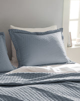 Rennes Indigo Double Bedspread