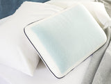 Fuchsia Cooling Gel Memory Foam Pillow for Restful Sleep