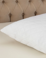 Quilted Pillow Protector - Soft, Breathable & Durable Pillow Cover