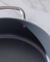 Professional Titanium Nonstick Shallow Cooking Pot - 26cm Anthracite Gray