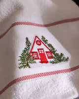 100% Cotton Kitchen Towel Set - Absorbent & Soft 2-Piece