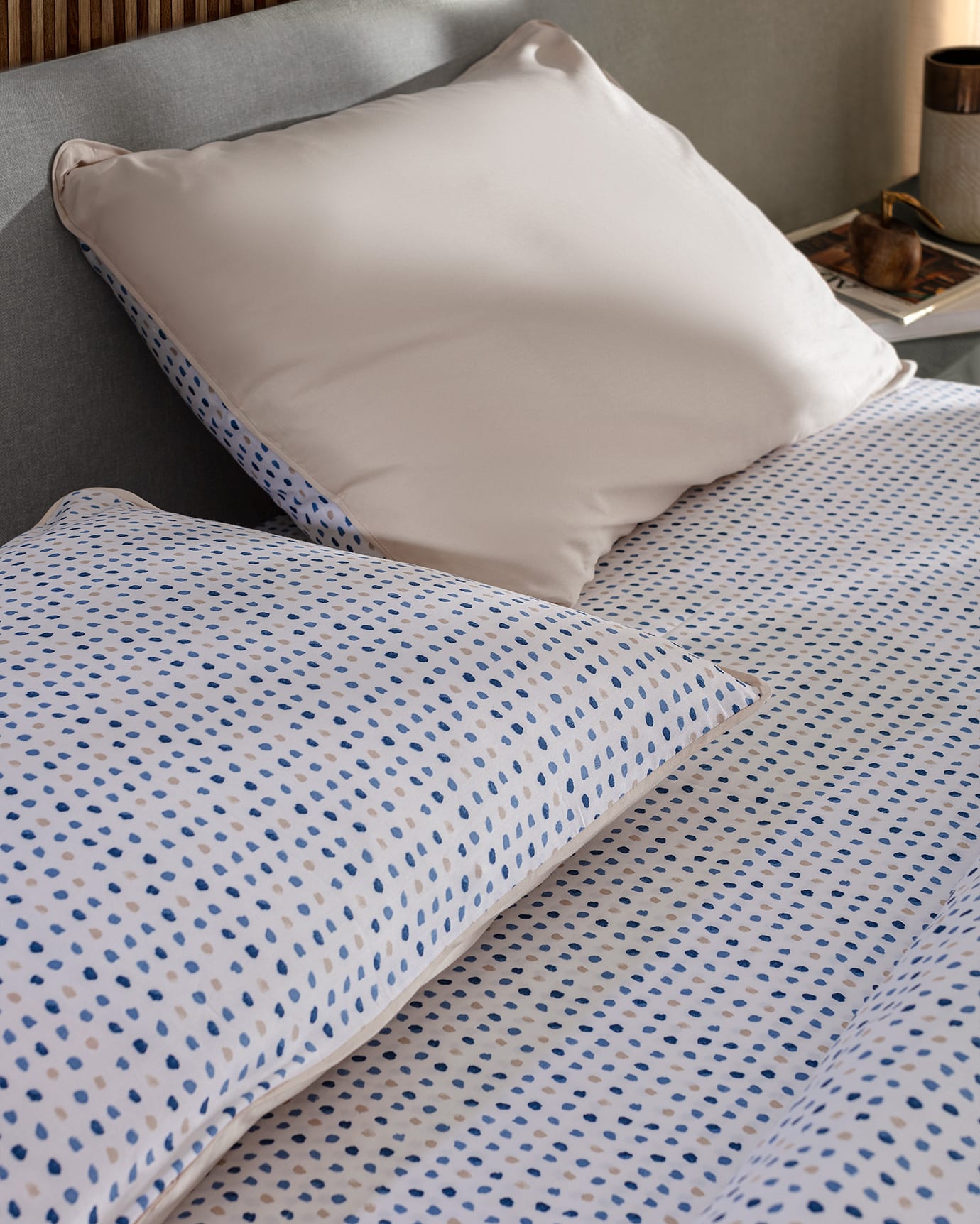 Soft 100% Cotton Sateen Double Bedding Set - Elegant Printed