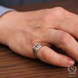 925 Sterling Silver Poker Symbol Ring - Game-Inspired Design
