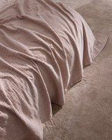 100% Polyester Double Bedspread Set - Powder Pink Elegance