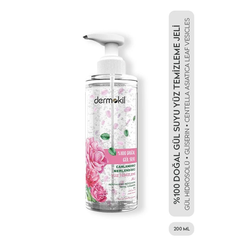Face Cleansing Gel - Revitalizing & Hydrating Rose Water - TryAladdin