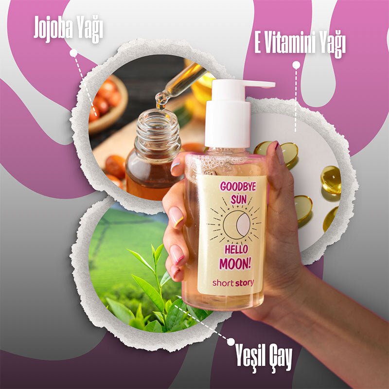 Face Cleansing Oil - Fermented Green Tea & Vitamin E Makeup Remover - TryAladdin