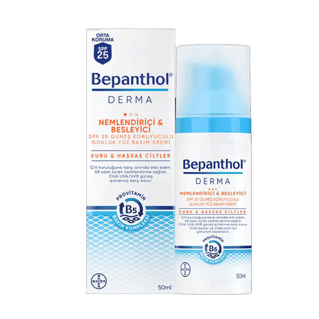 Face Cream - Hydrating & Nourishing with SPF 25, Provitamin B5 & Niacinamide - TryAladdin