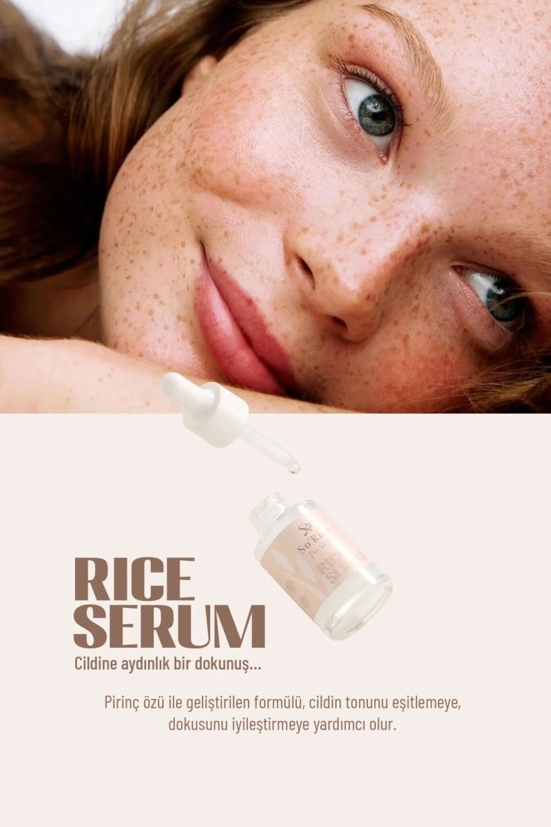 Face Serum - Brightening, Hydrating & Elasticity - Boosting with Rice Extract - TryAladdin