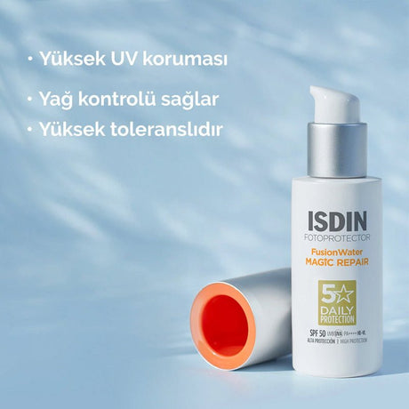 Face Sunscreen - SPF 50+ Anti - Photoaging Water - Based Ultra - Light Fluid - TryAladdin
