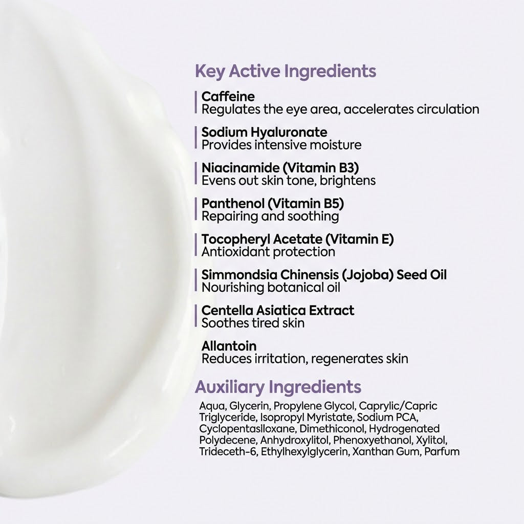 Face Up Skin Under Eye Cream - Caffeine 5%, Hyaluronic Acid 2% - 40ml - TryAladdin