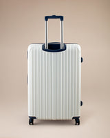 Large White Chest Style Travel Luggage Suitcase