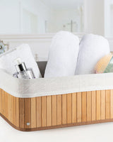 Premium-Foldable-Storage-Basket-Beige-Wholesale-Supply