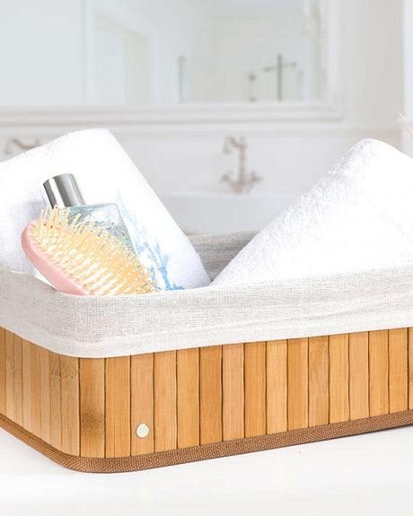 Premium Collapsible Storage Basket - Elegant Beige