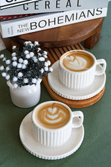 Farika Professional Saturn Porcelain Tea Cup Set - 4 Pieces - TryAladdin