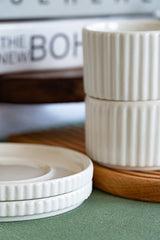 Farika Professional Saturn Porcelain Tea Cup Set - 4 Pieces - TryAladdin