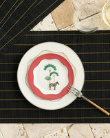 Professional-Bamboo-Placemat-Set-4-Piece-Black-Tableware