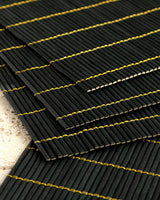 Professional Bamboo Placemat Set 4 Piece Black Tableware