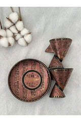 Fathy Mahmoud Egyptian Classic Ceramic Coffee Cup Set - 2 - Piece - TryAladdin