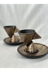Fathy Mahmoud Professional Egyptian Coffee Cup Set - Set of 2 - TryAladdin
